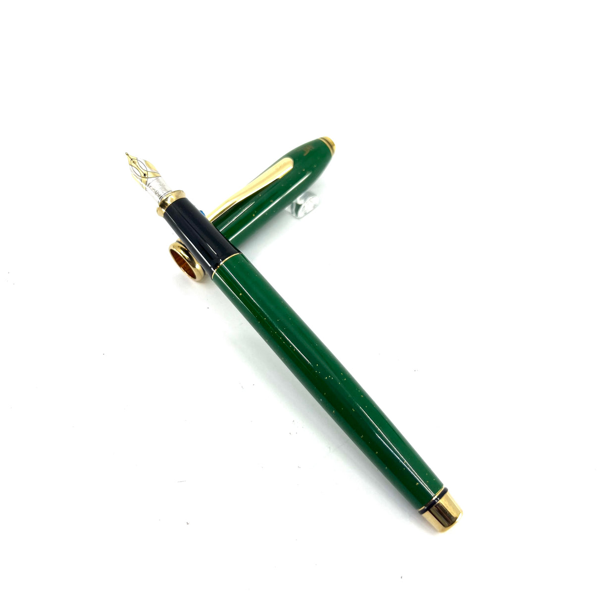 Cross Townsend Green Jade Gold dust 22K Fountain Pen - Circa 1990