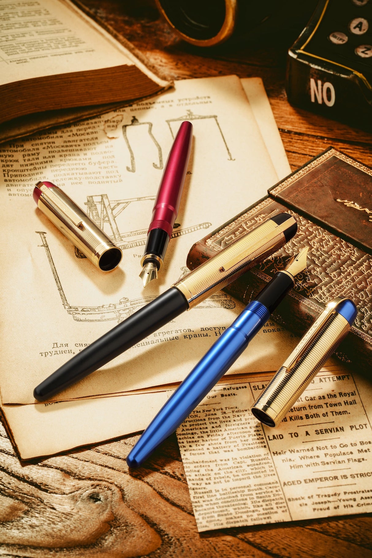 Wahl-Eversharp Skyline Aviator Black - Fountain Pen