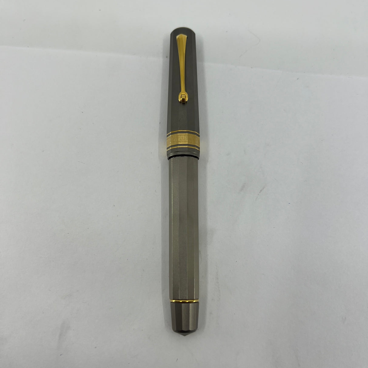 OMAS T-2 Titanium 75th Anniversary Limited Edition Fountain Pen - Medium 18kt Gold Nib
