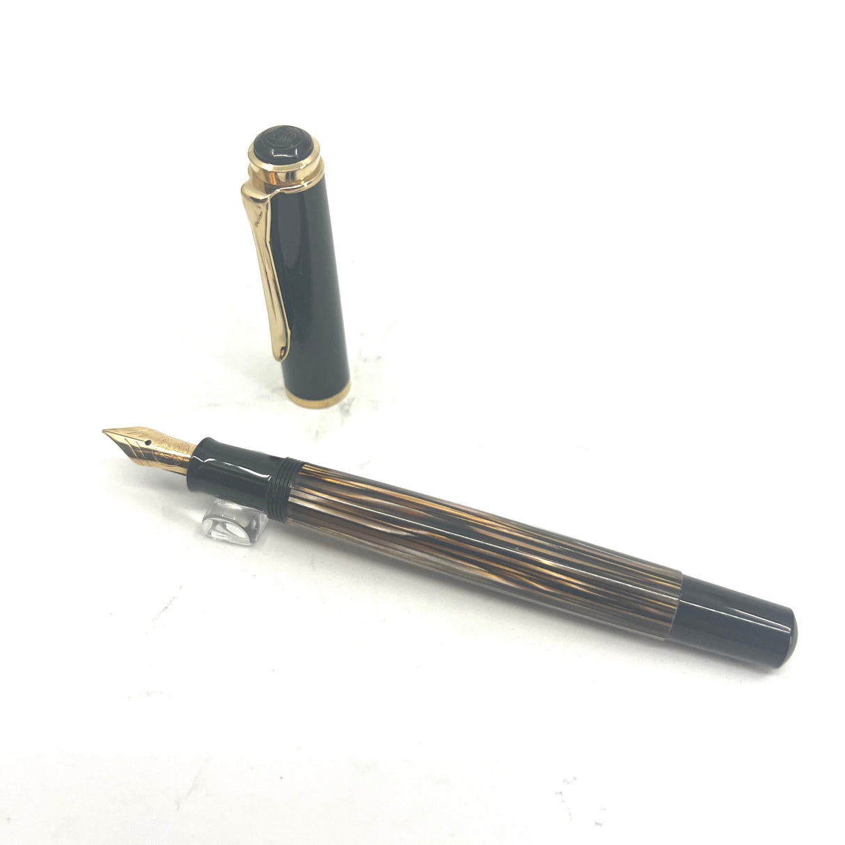 Pelikan M400 Tortoise Striped Fountain Pen