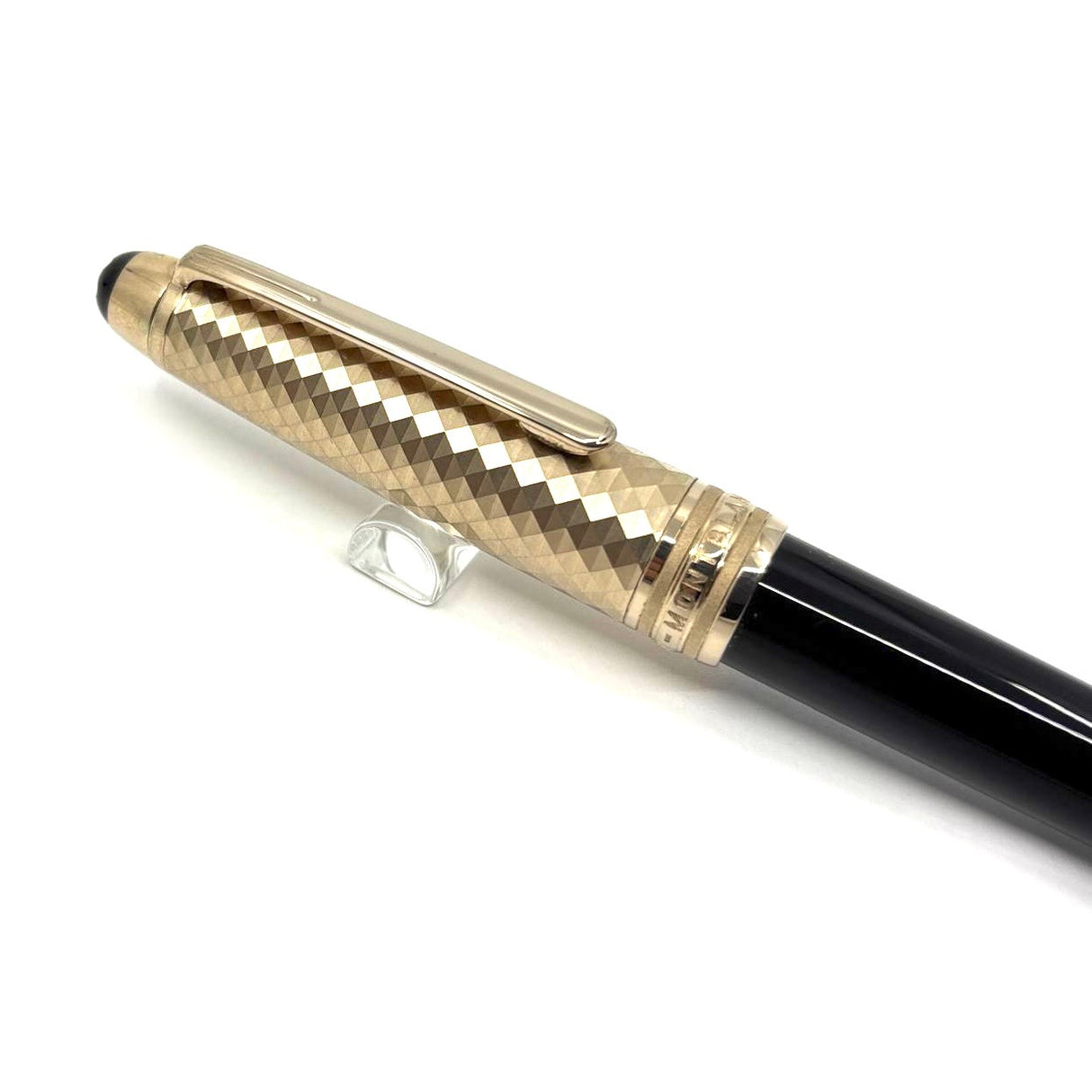 Montblanc Solitaire Doue Geometric Dimension Gold-Plated Classique #145 Fountain Pen