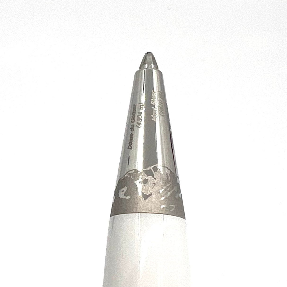 Montblanc Meisterstuck White Ballpoint - Tribute to the Mont Blanc (Mountain)