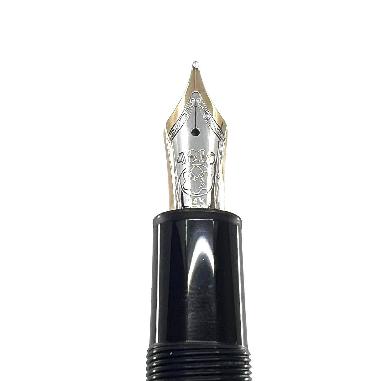 Montblanc Meisterstuck Black Resin 146 LeGrand Fountain Pen - Fine 14kt Gold Nib