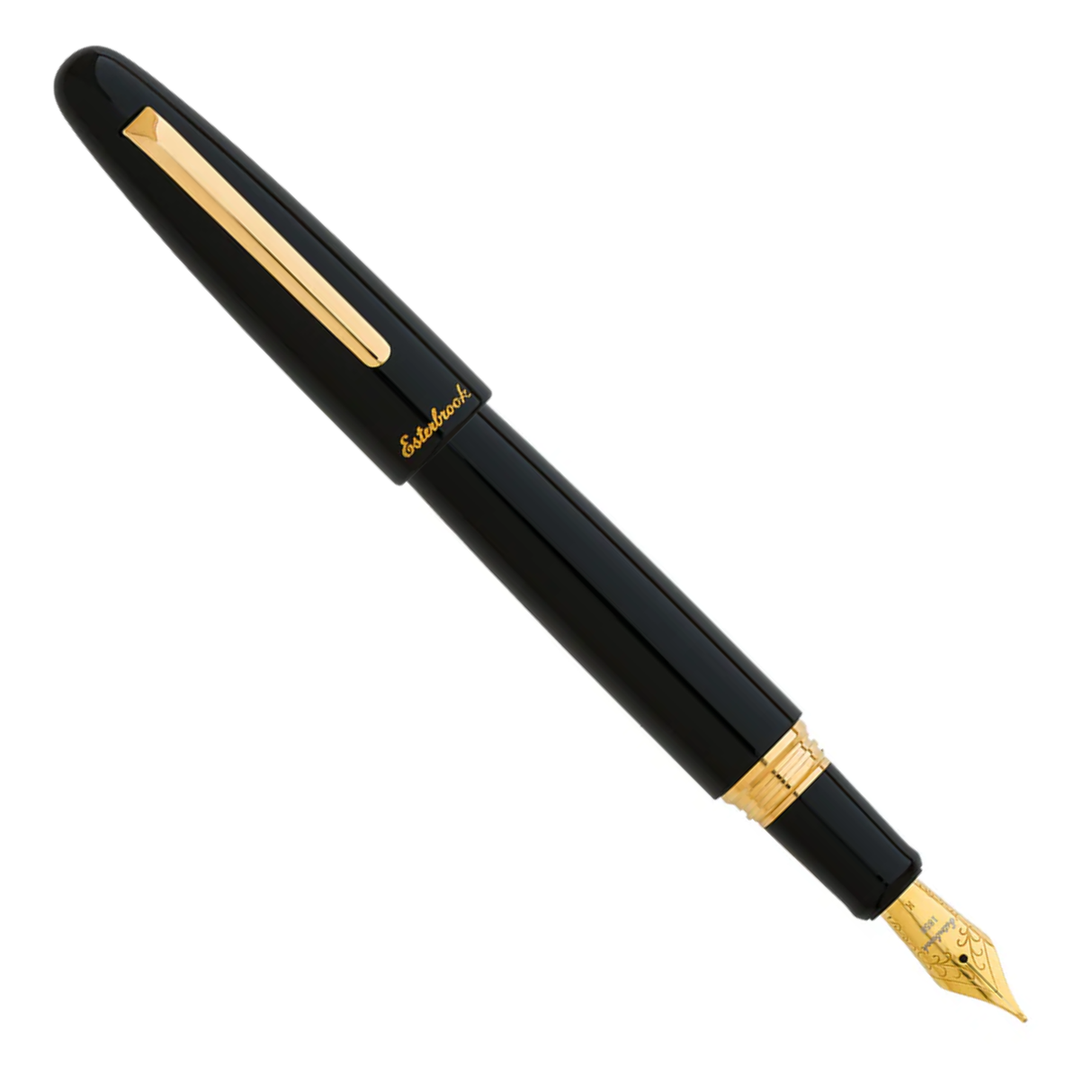 Esterbrook Estie Ebony with Gold Trim Fountain Pen Collection