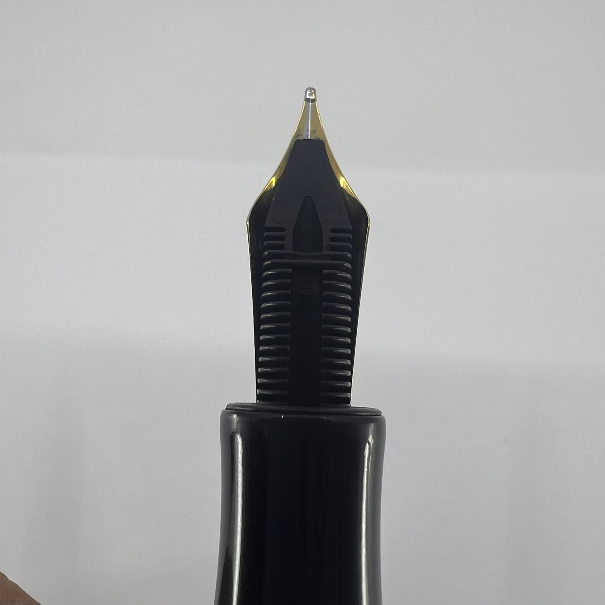 Loiminchay Junior Qing Long Black Resin Fountain Pen - Medium 18kt Gold Nib
