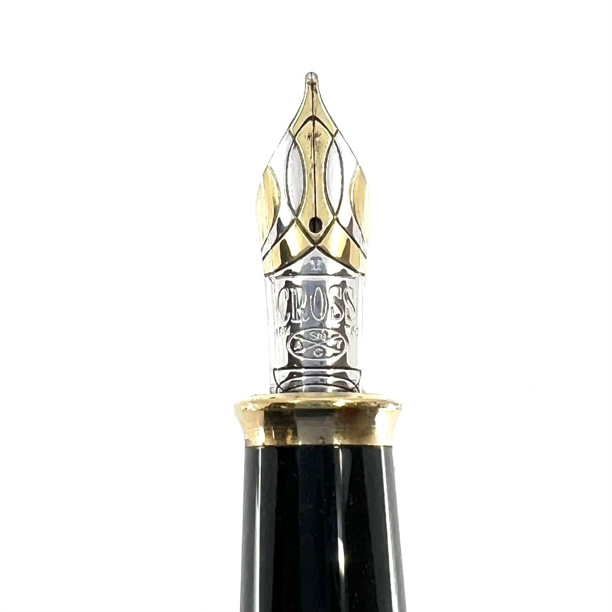 Cross Townsend Green Jade Gold dust 22K Fountain Pen - Circa 1990