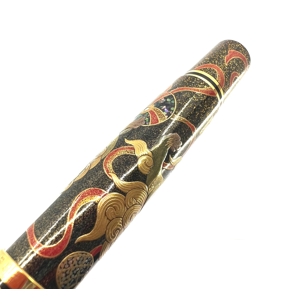 Pelikan Souveran M1000 Maki-e "Karajishi" Limited Edition Fountain Pen - #18 of 88 Pieces - Fine 18kt Gold Nib - Complete Boxes & Booklets - MINT & RARE!!