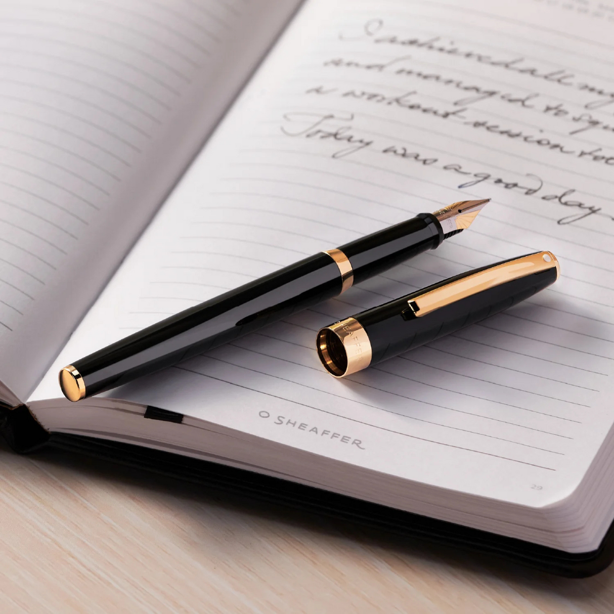 Sheaffer® SAGARIS Gloss Black w/ Gold Tone Trim Fountain Pen