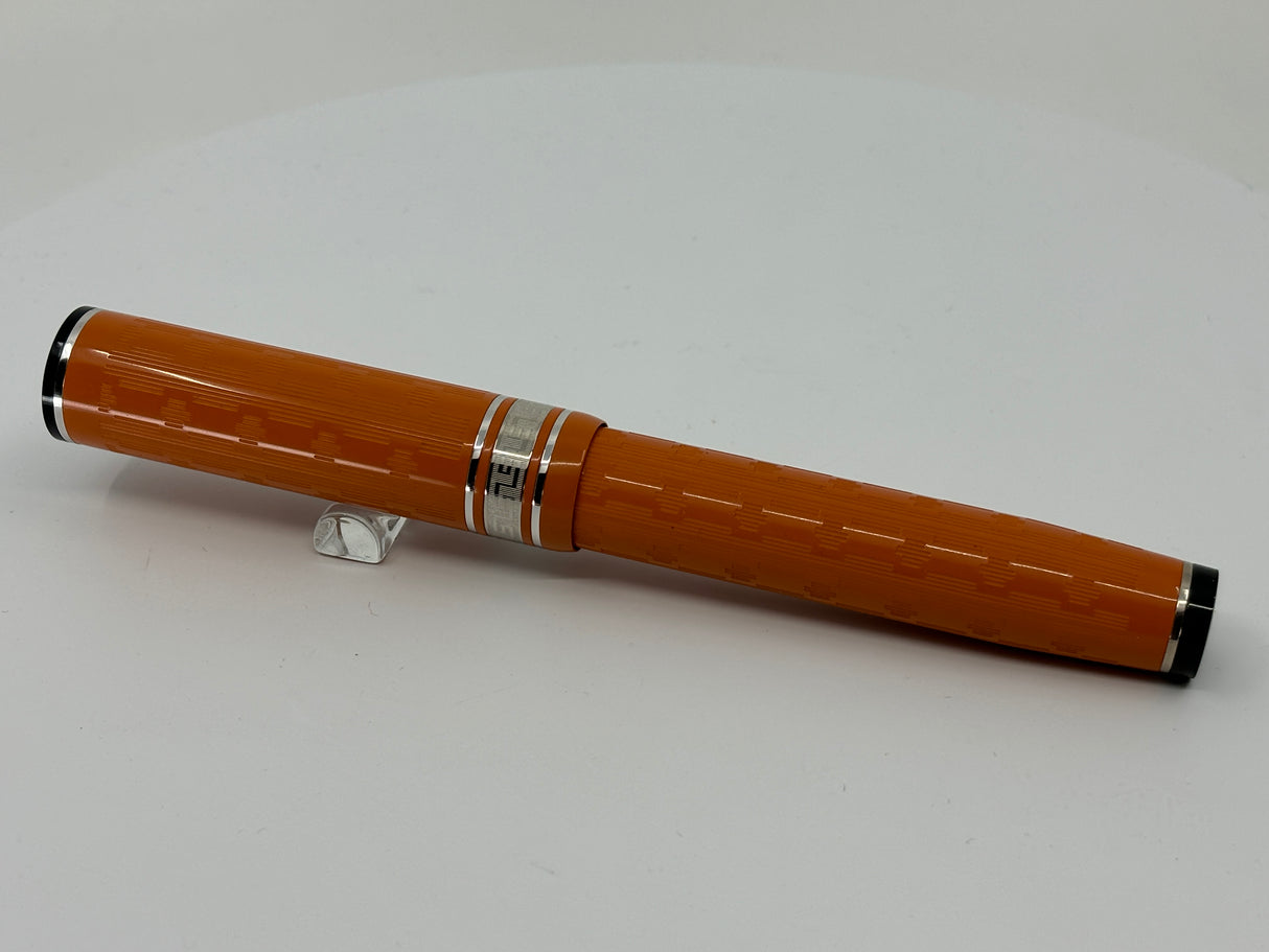Wahl - Eversharp Decoband Gatsby Orange Chased Ebonite Fountain Pen