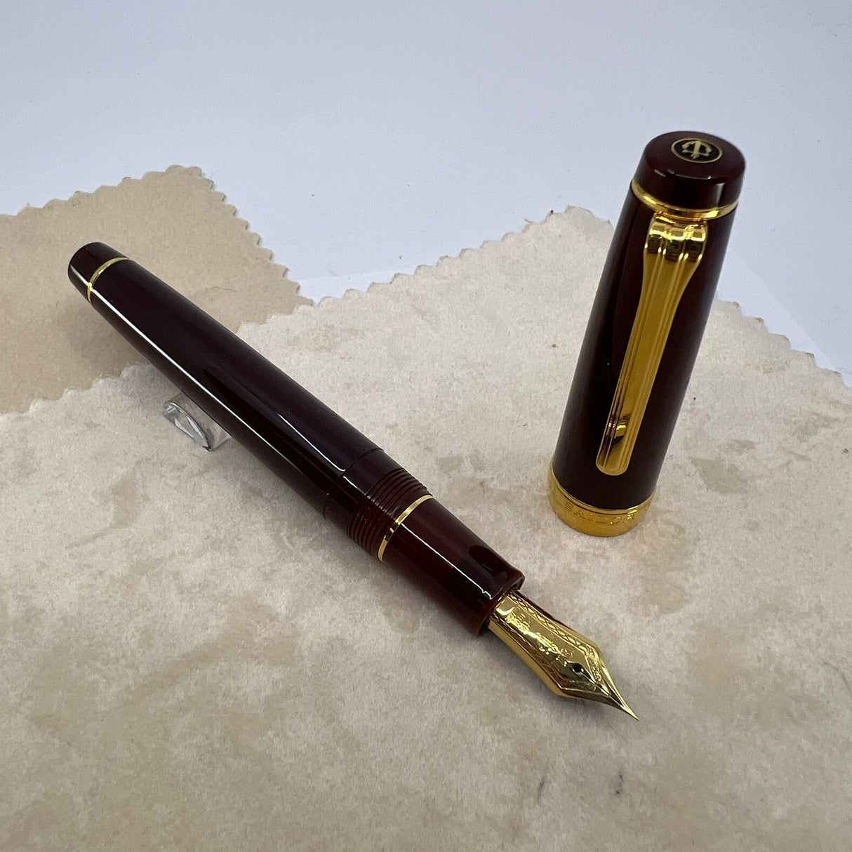 Sailor Standard Professional Gear Brown Fountain Pen - Extra Fine 21 Kt Gold Nib