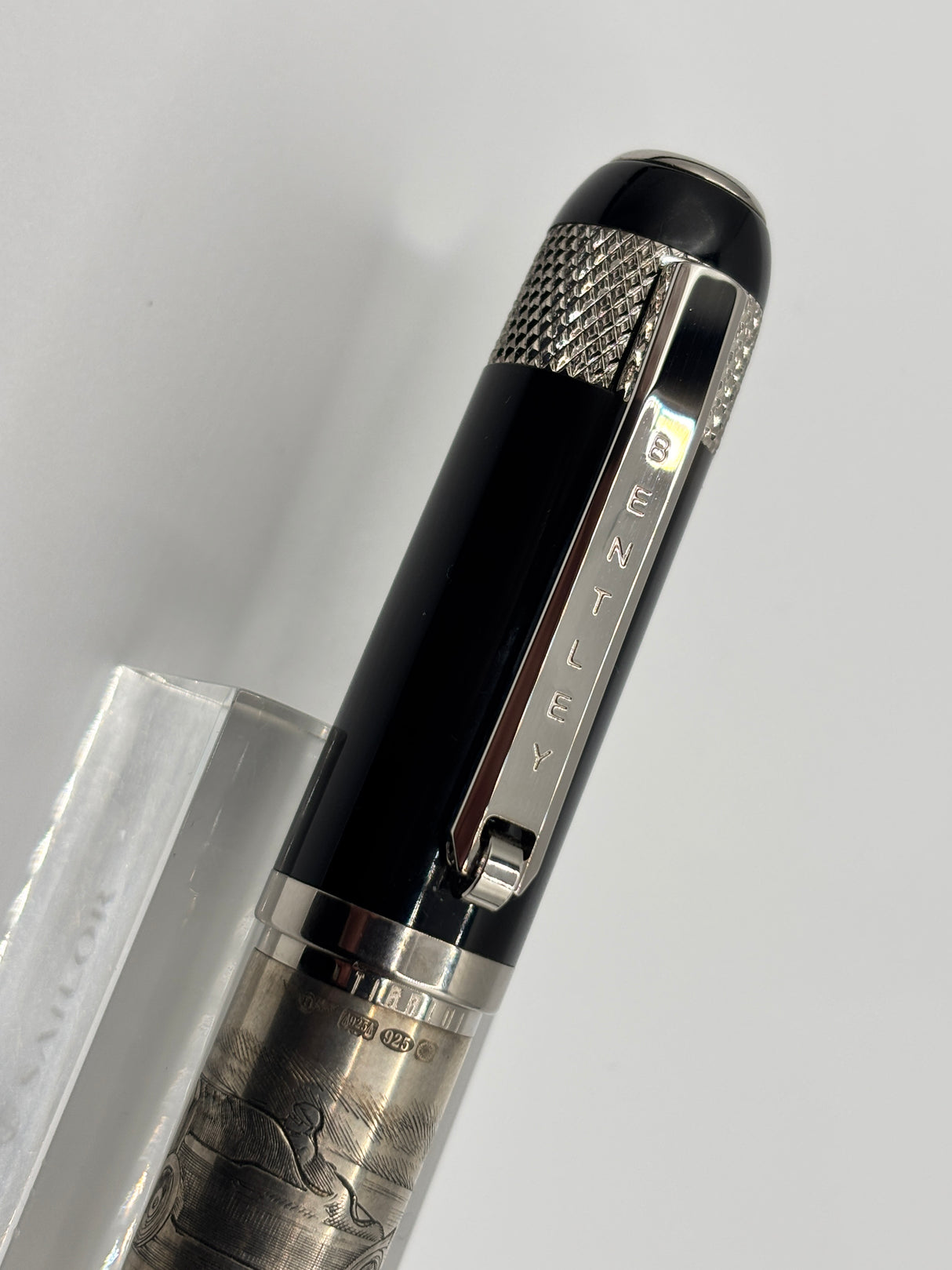 Bentley at Brooklands Special Edition Heavy Rollerball by Tibaldi (Italy) - Superb Sterling Silver .925 Overlay - Circa 2007