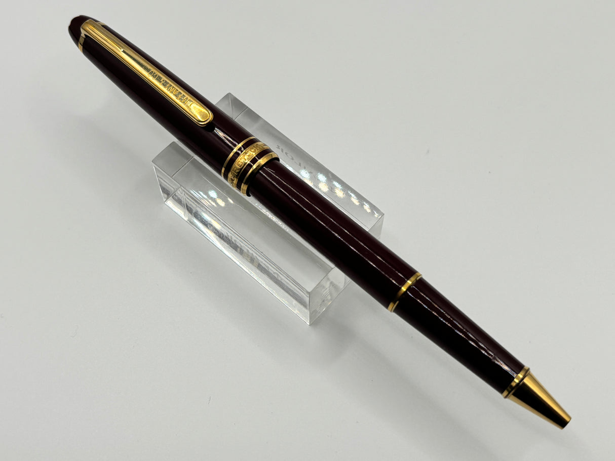 Montblanc Meisterstück Burgundy Red engraved Tiffany & Co on clip -Rollerball