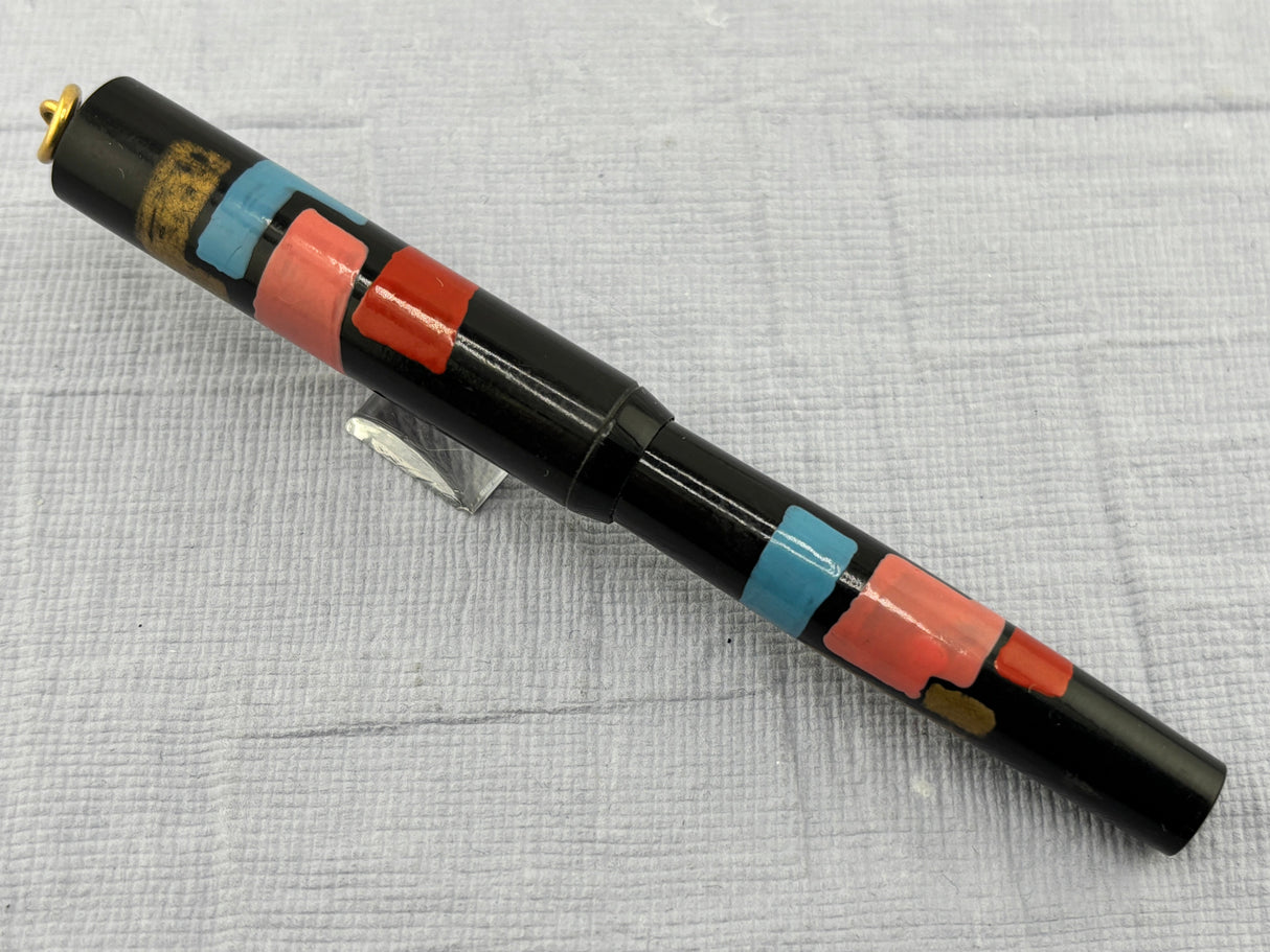 Grieshaber (Chicago) Hand Painted Ring-Top Fountain Pen