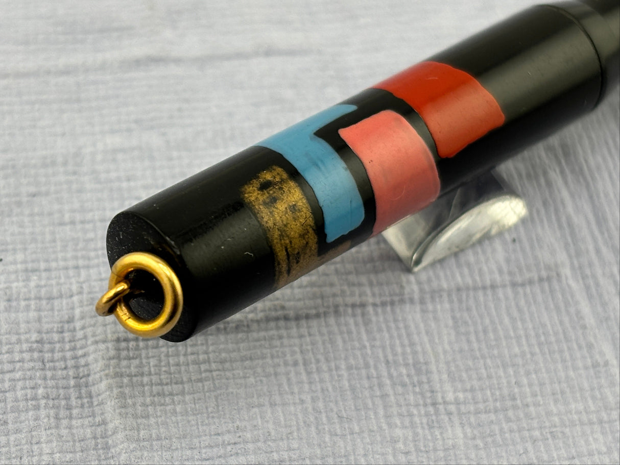 Grieshaber (Chicago) Hand Painted Ring-Top Fountain Pen