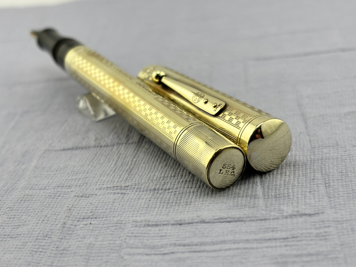 Waterman #554 L.E.C 14Kt Gold Overlay Fountain Pen