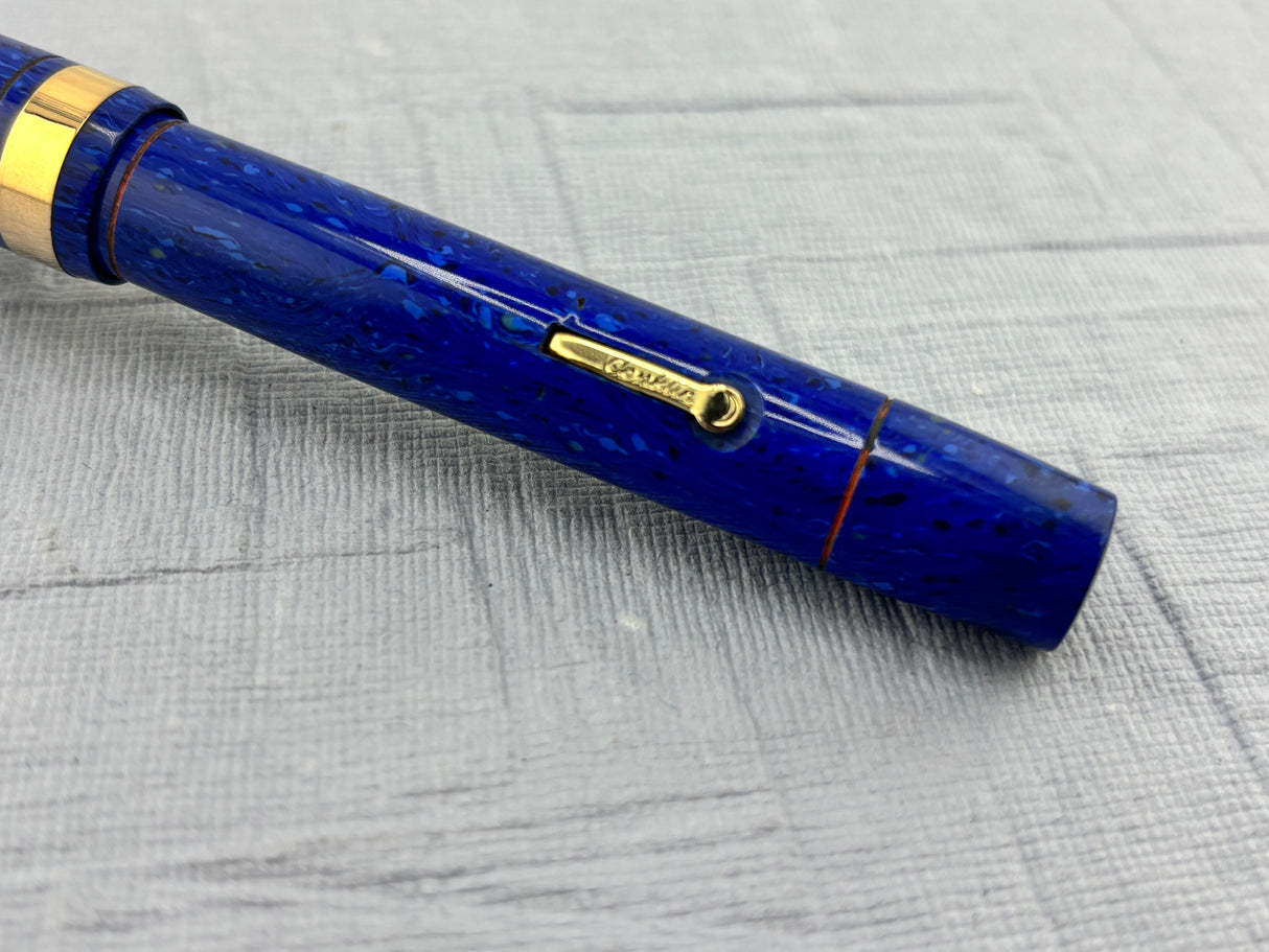 Conklin Endura Senior Lapis Blue Celluloid Fountain Pen