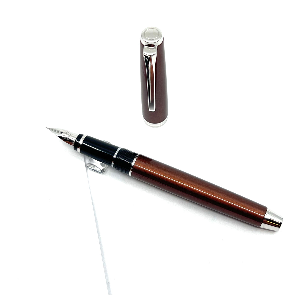 Pilot Brown Falcon II Metal Fountain Pen