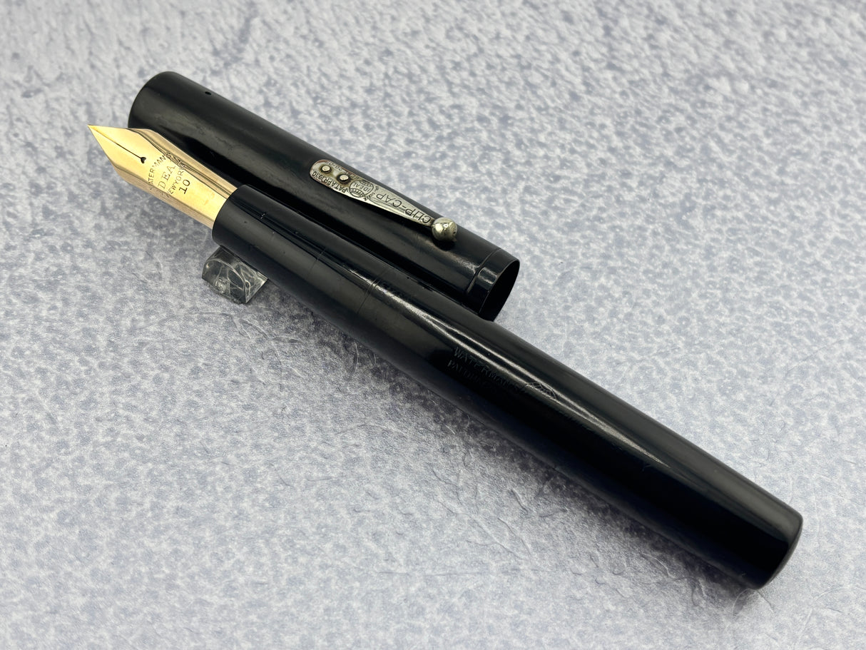 Waterman #20 Slip Cap Black Hard Rubber Fountain Pen
