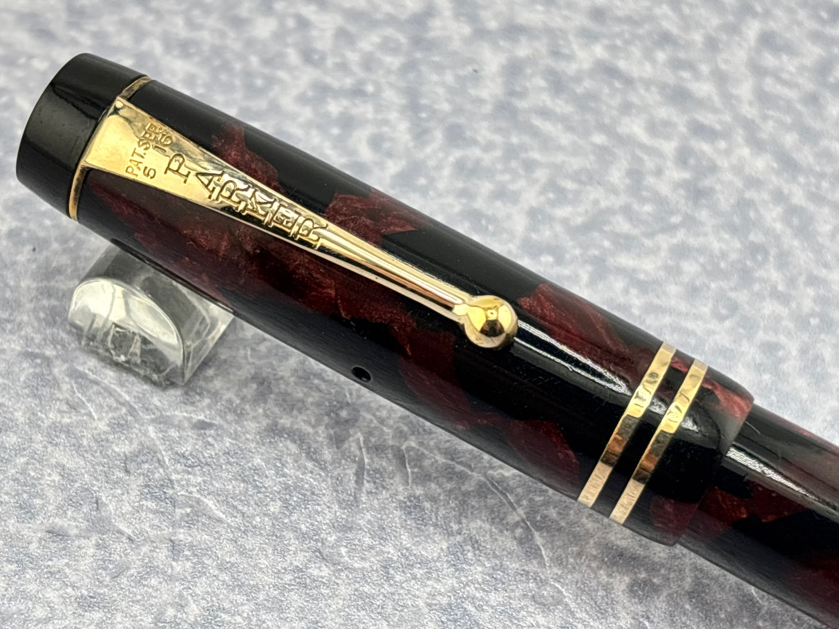 Parker Duofold Junior Streamline Burgundy Marble - Fountain Pen