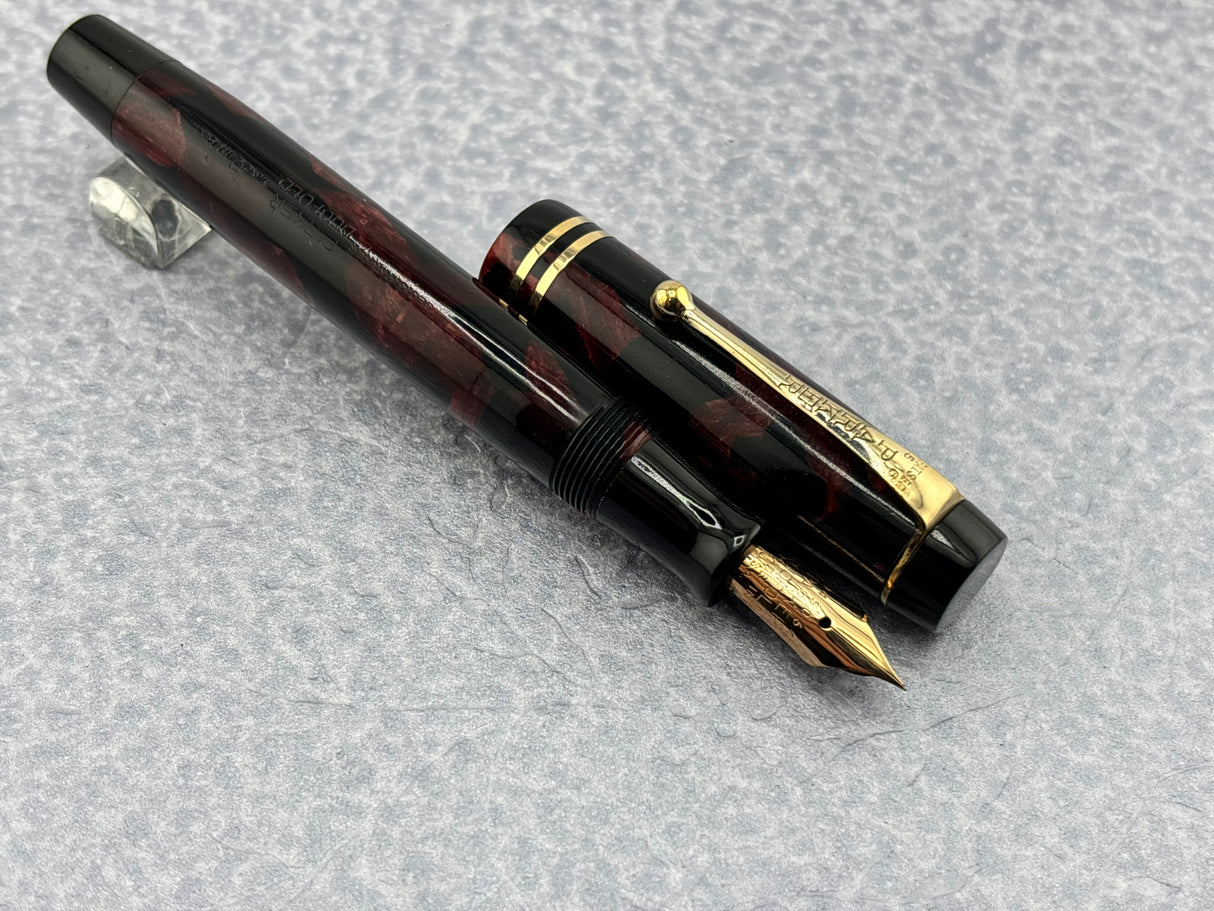 Parker Duofold Junior Streamline Burgundy Marble - Fountain Pen
