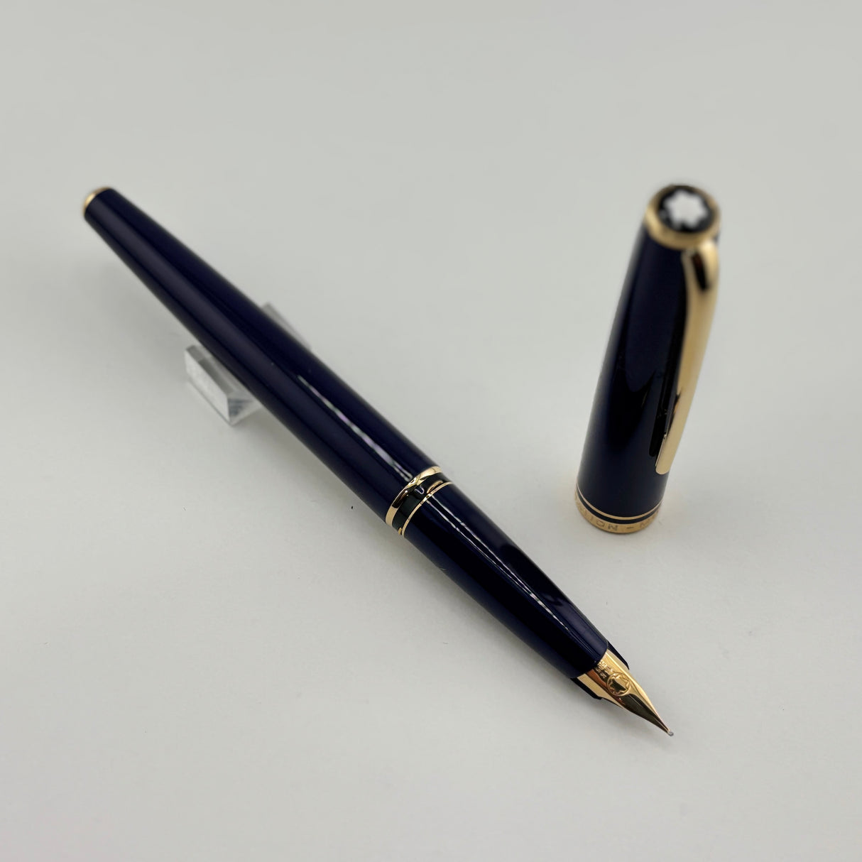 Montblanc Generation Blue Fountain Pen - Fine 14 Kt Gold Nib