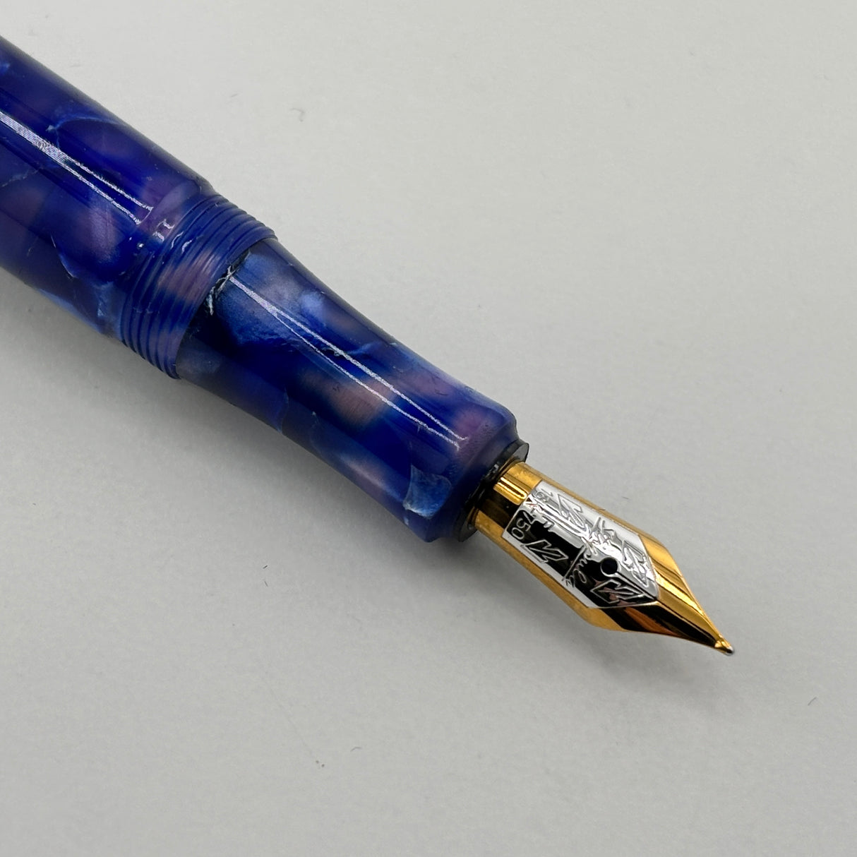Stipula I Castoni Lapis Fountain Pen - Fine 18 Kt Gold Nib - A First Generation Castoni!