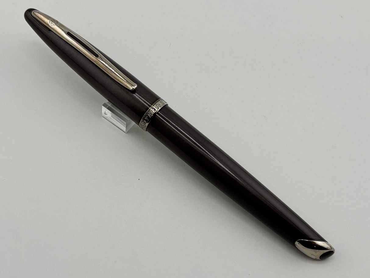 Waterman Carene Taupe Fountain Pen - Fine 18 Kt Gold Nib