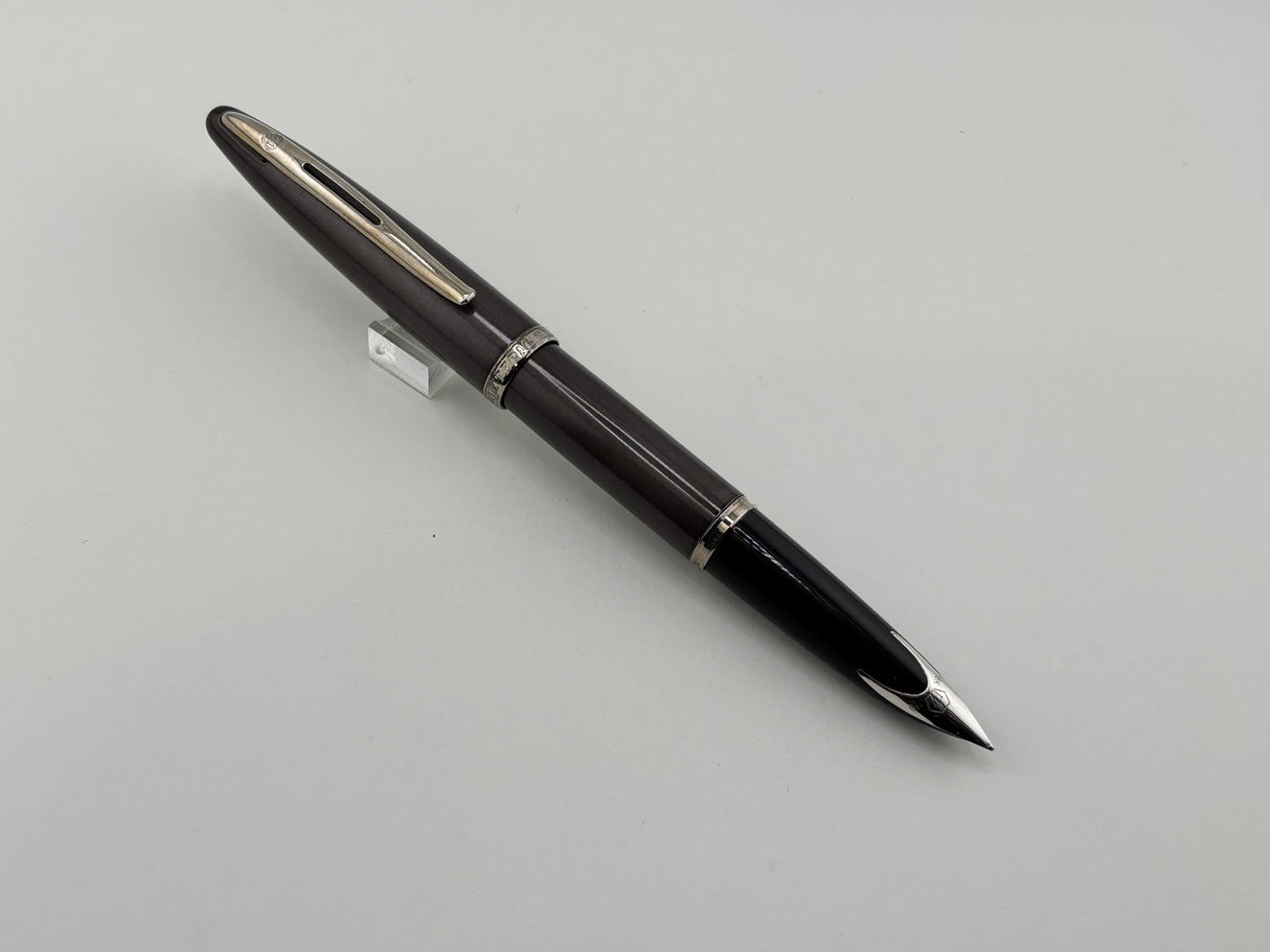 Waterman Carene Taupe Fountain Pen - Fine 18 Kt Gold Nib