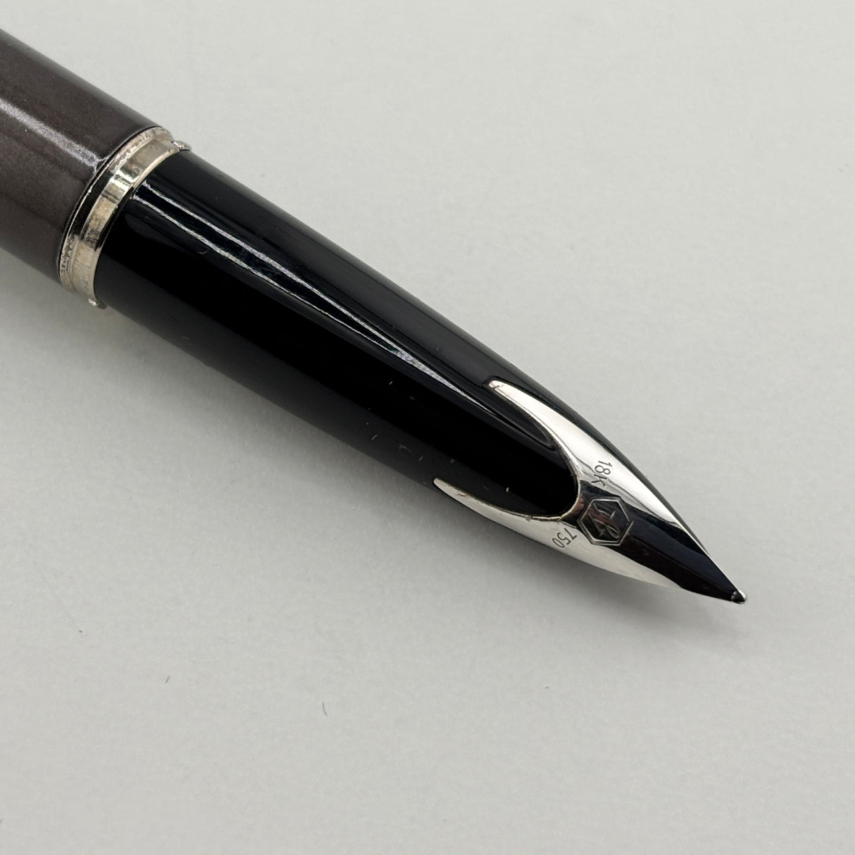 Waterman Carene Taupe Fountain Pen - Fine 18 Kt Gold Nib