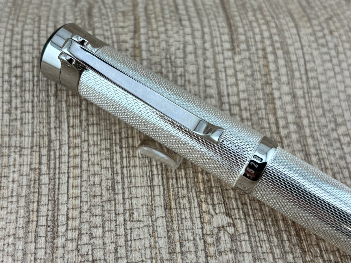 5280 Majestic Ballpoint Gun Metal Graindorge Lines - Ball Pen