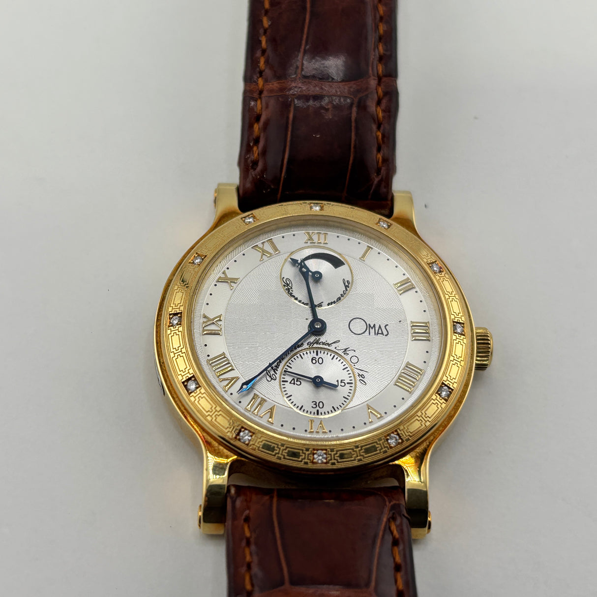 OMAS Prius Chronometer Watch - Solid Gold 18K - Extremely Rare!