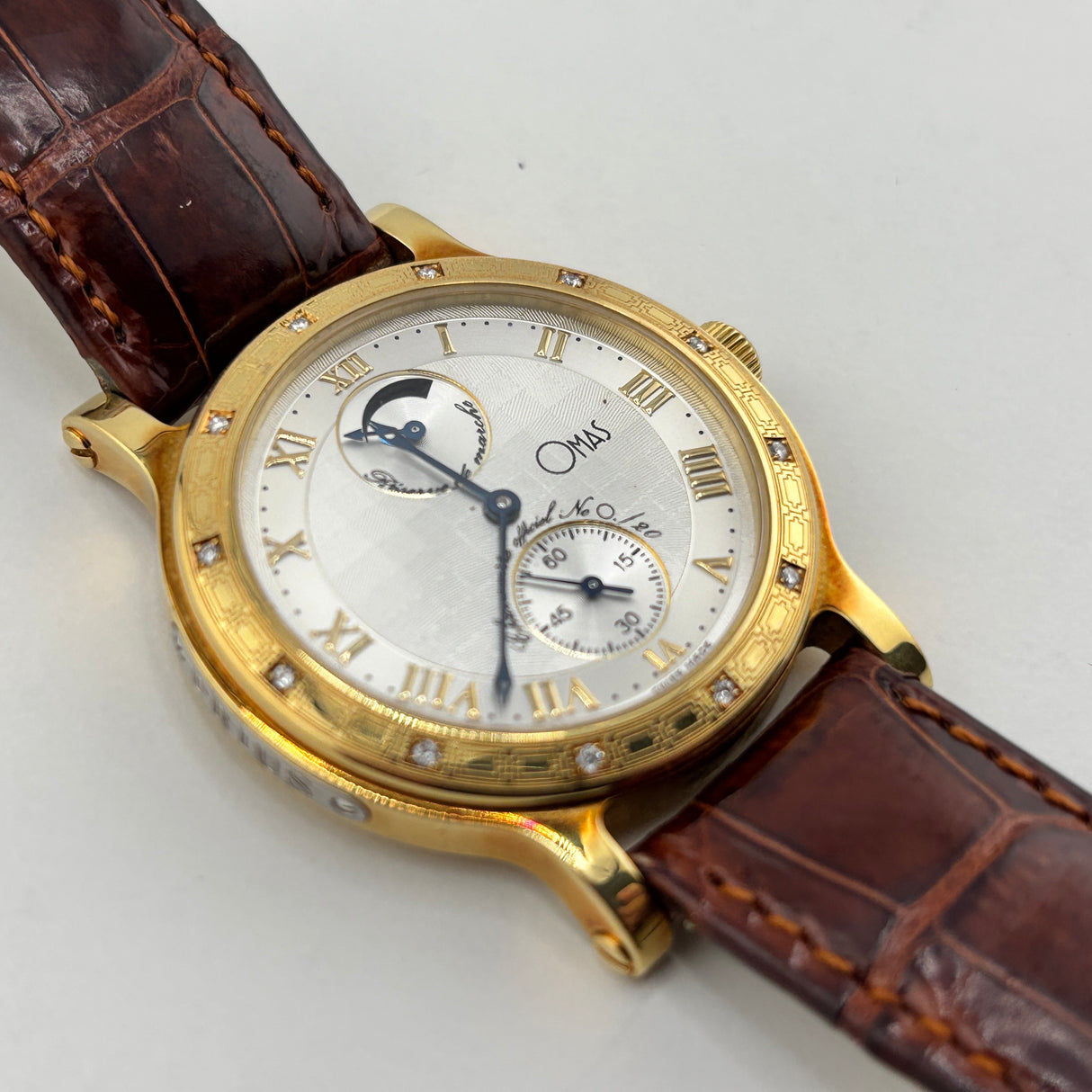 OMAS Prius Chronometer Watch - Solid Gold 18K - Extremely Rare!