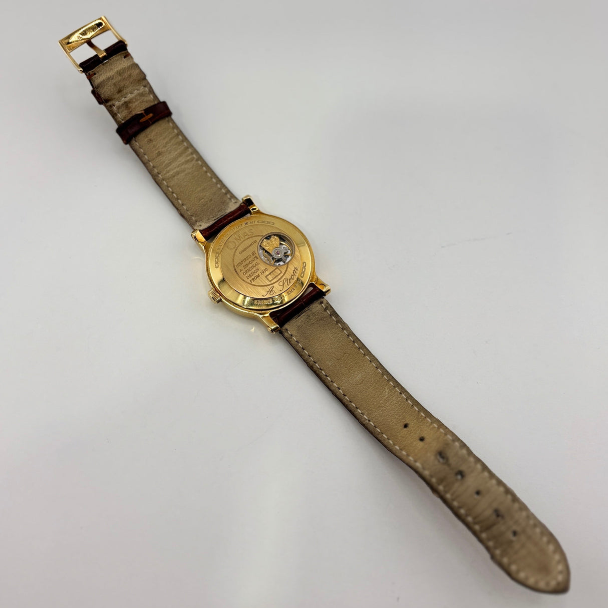OMAS Prius Chronometer Watch - Solid Gold 18K - Extremely Rare!