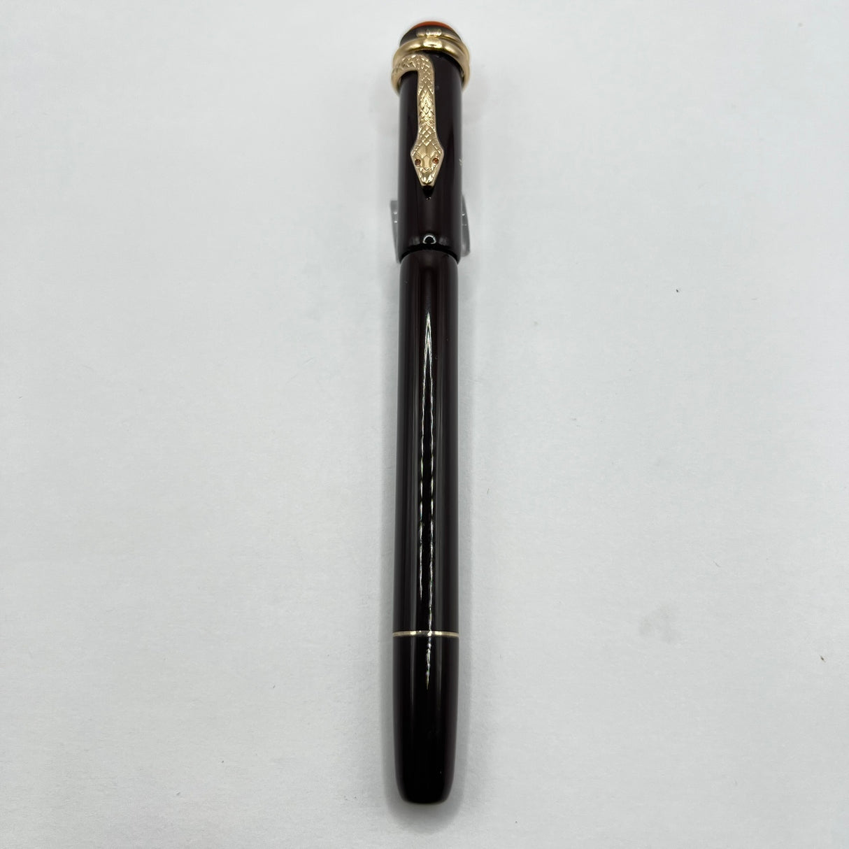 Montblanc Heritage Rouge Et Noir Tropic Brown Fountain Pen - Fine 14kt Gold Nib