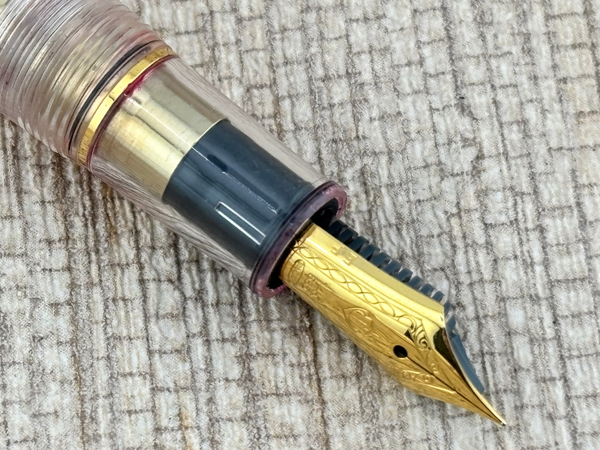 Sailor 1911 Standard Size Clear Demonstrator 14K Gold Nib - Fountain Pen