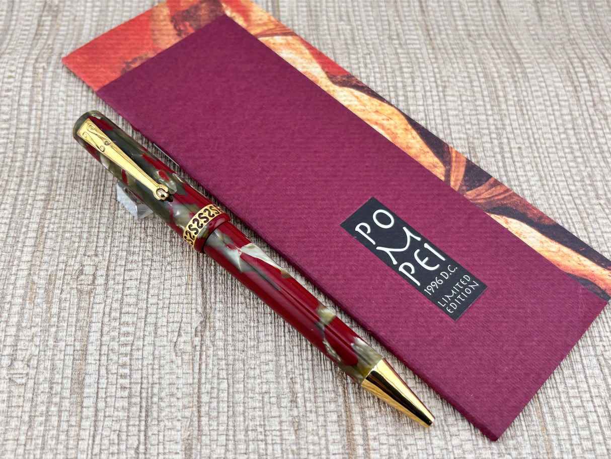 Delta Pompei 1996 Limited Edition #324/500 Beautiful Celluloid - Ballpoint Pen
