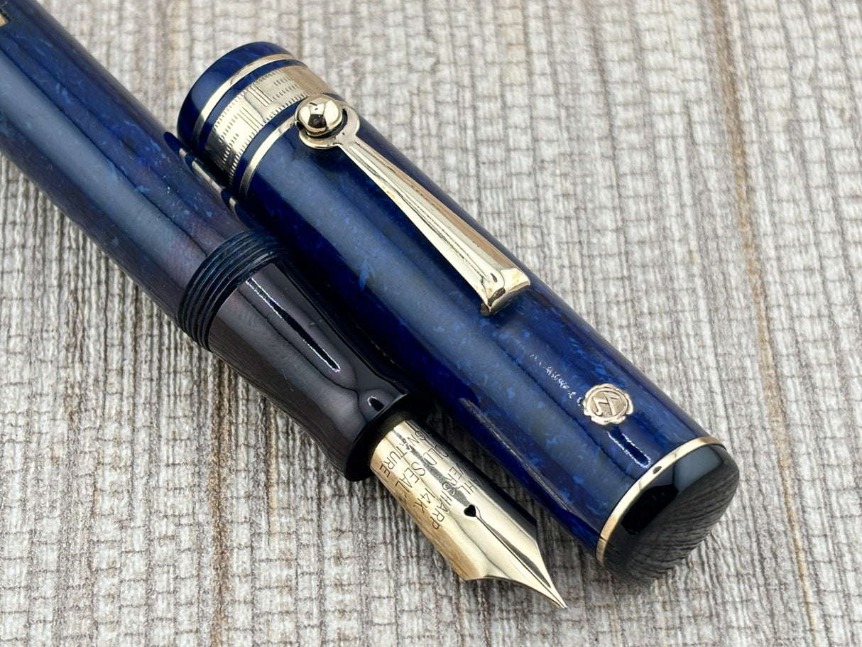 Wahl-Eversharp Gold Seal Decoband Blue Lapis - Fountain Pen