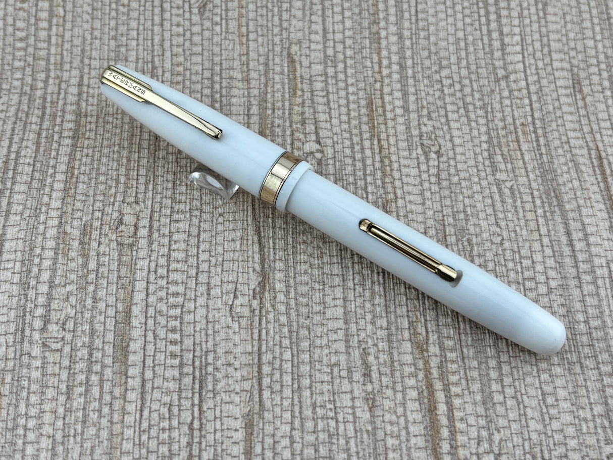 Waterman Hundred Year " Doctor Pen " White Lucite - Fountain Pen