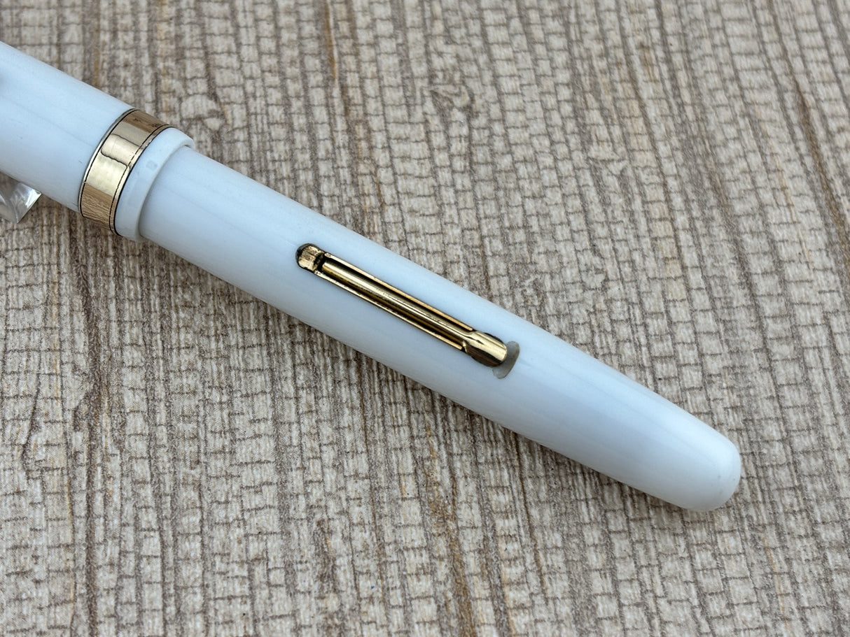 Waterman Hundred Year " Doctor Pen " White Lucite - Fountain Pen