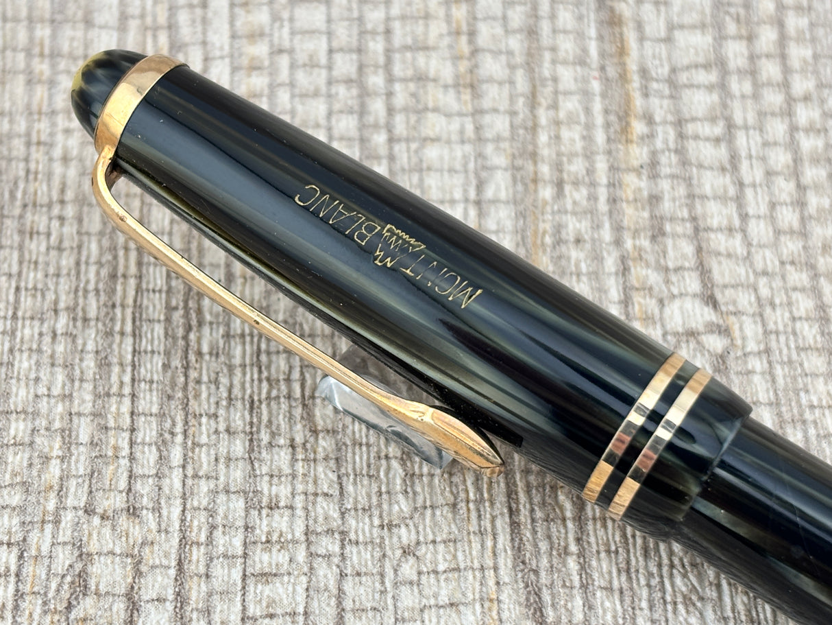 Montblanc 242 Grey Tiger Eye OBB Nib! condition - condition! - Fountain Pen