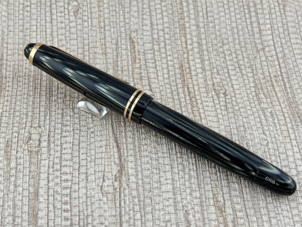 Montblanc 242 Grey Tiger Eye OBB Nib! condition - condition! - Fountain Pen