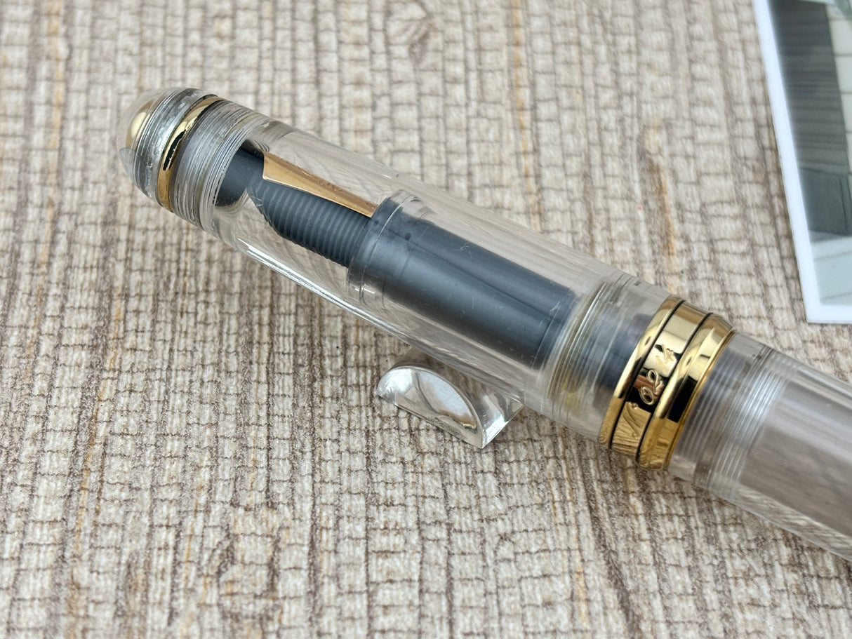 Aurora 88 Anniversario Clear Demonstrator Limited Edition #102/188 Fountain Pen - Extra Fine 18kt Gold Nib