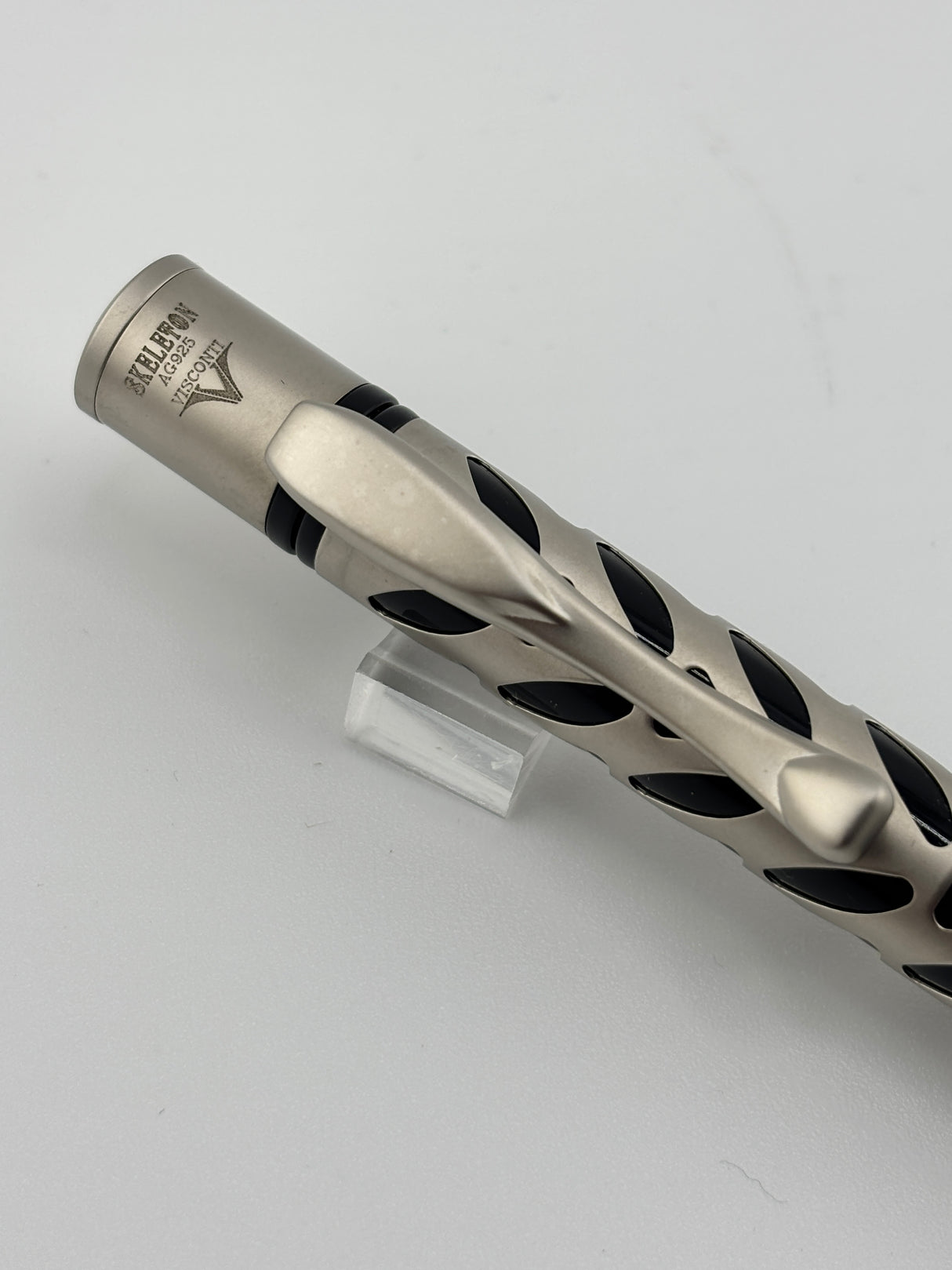 Visconti Skeleton Silver 925 titanium plated Ball Pen