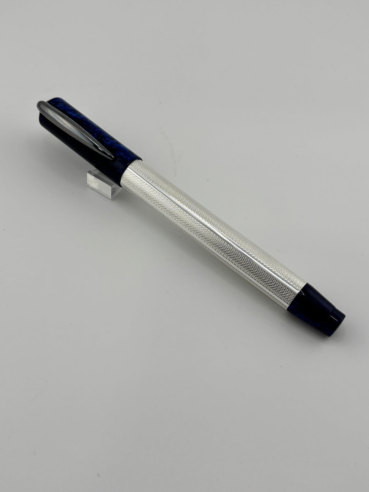 Visconti Rinascimento Silver & Blue Dust - Fountain Pen