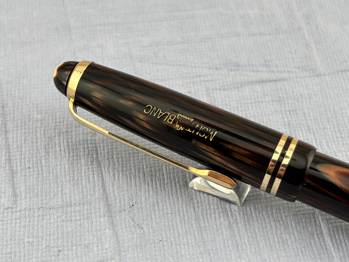 Montblanc 242 M brown Tiger Eye condition condition! - Fountain Pen