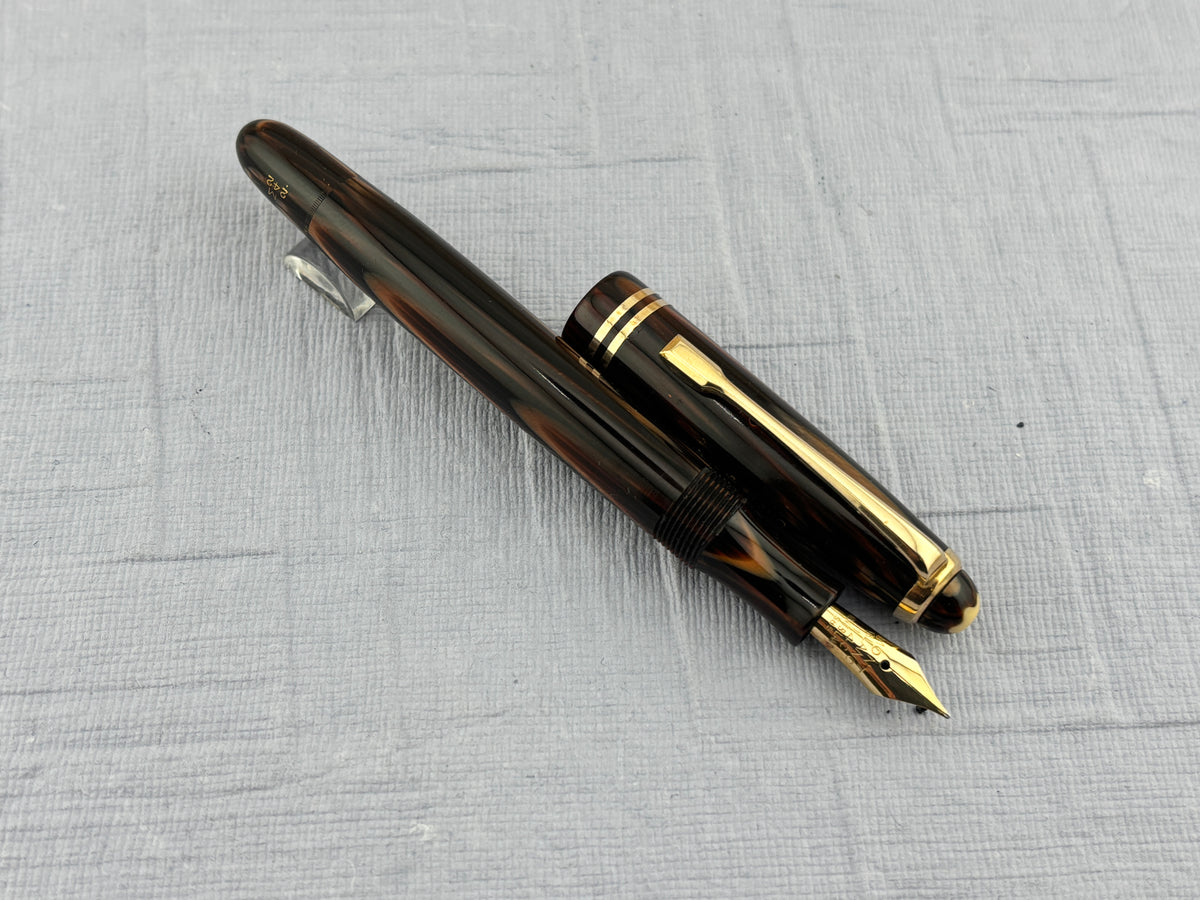 Montblanc 242 M brown Tiger Eye condition condition! - Fountain Pen