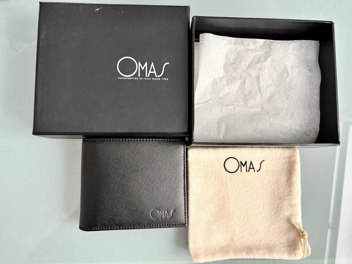 OMAS Wallet with money holder - Superb Quality Made in Italy circa 1990