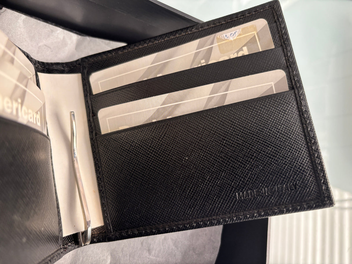 OMAS Wallet with money holder - Superb Quality Made in Italy circa 1990
