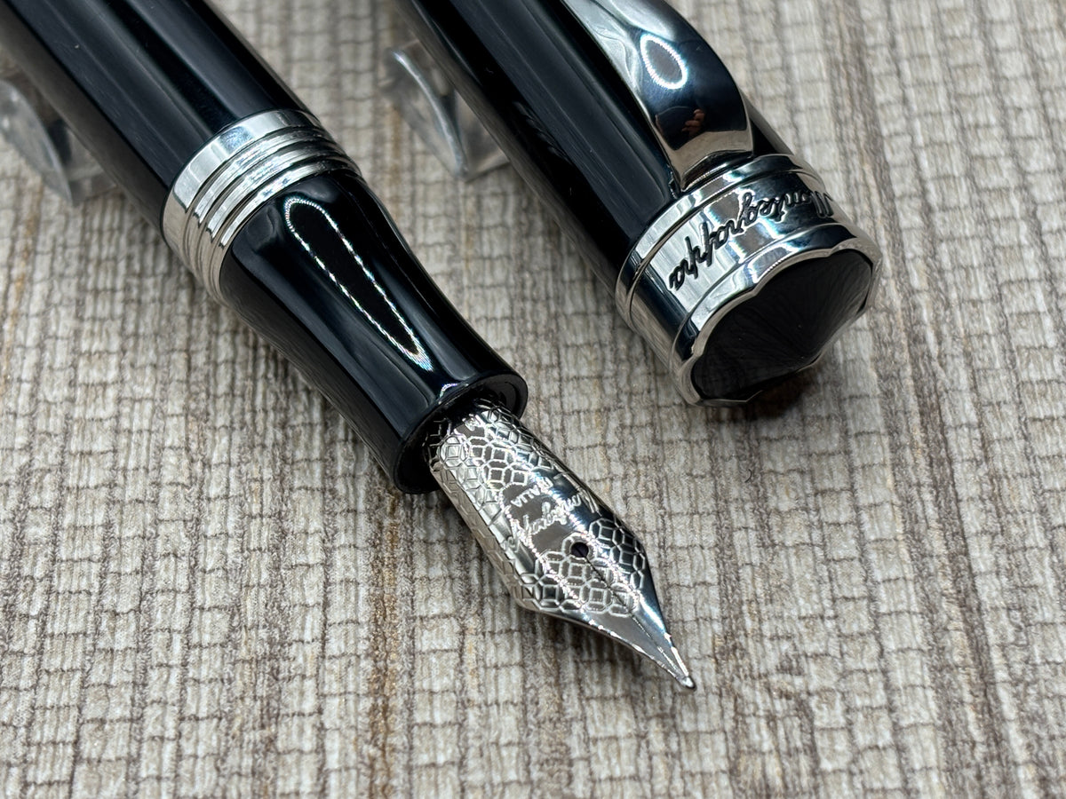 Montegrappa Ducale Black Rhodium Trim - Fountain Pen