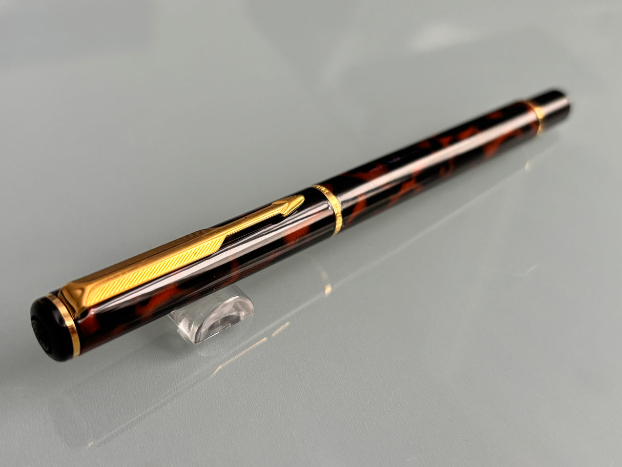 Parker Rialto Tortoise - Made in UK - Roller Ball